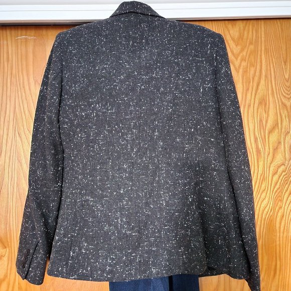 Gray (spotted with light/dark) Double Breasted Blazer - Picture 2 of 2